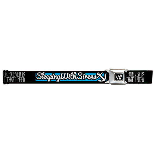 Sleeping With Sirens Your Forever Is All That I Need Seatbelt Buckle Belt