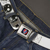 Space Your Face Seatbelt Buckle Belt