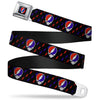 Steal Your Face Repeat With Mini Lightning Bolt Seatbelt Buckle Belt