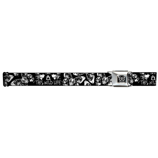 This Wild Life Butterfly Seatbelt Buckle Belt