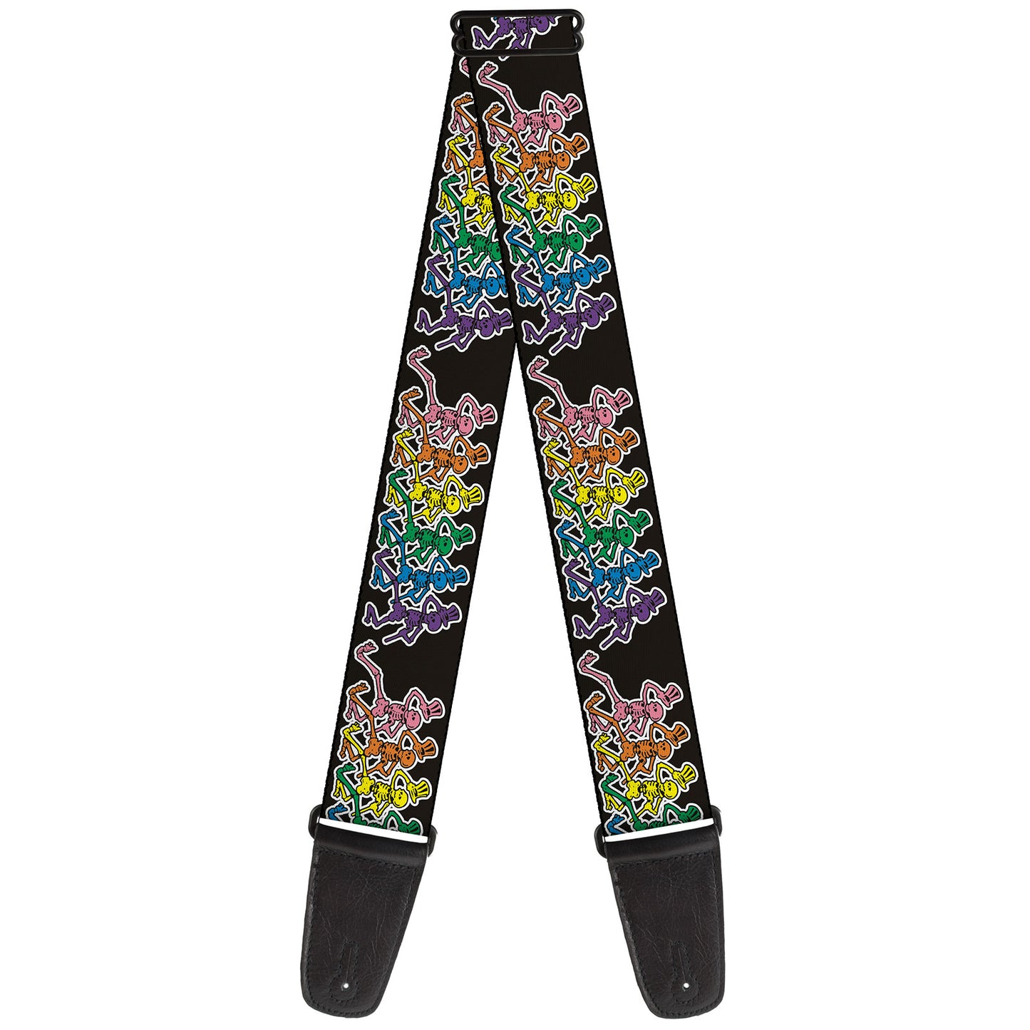 Grateful Dead Dancing Skeletons Guitar Strap