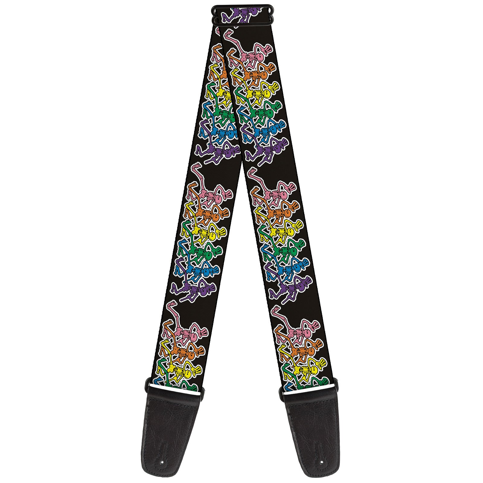Grateful Dead Dancing Skeletons Guitar Strap