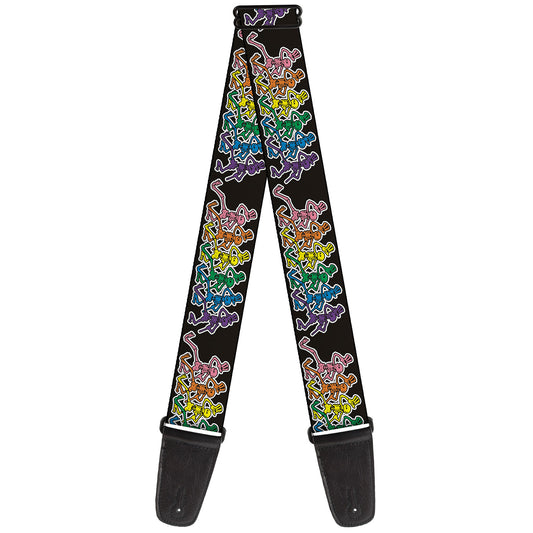 Grateful Dead Dancing Skeletons Guitar Strap