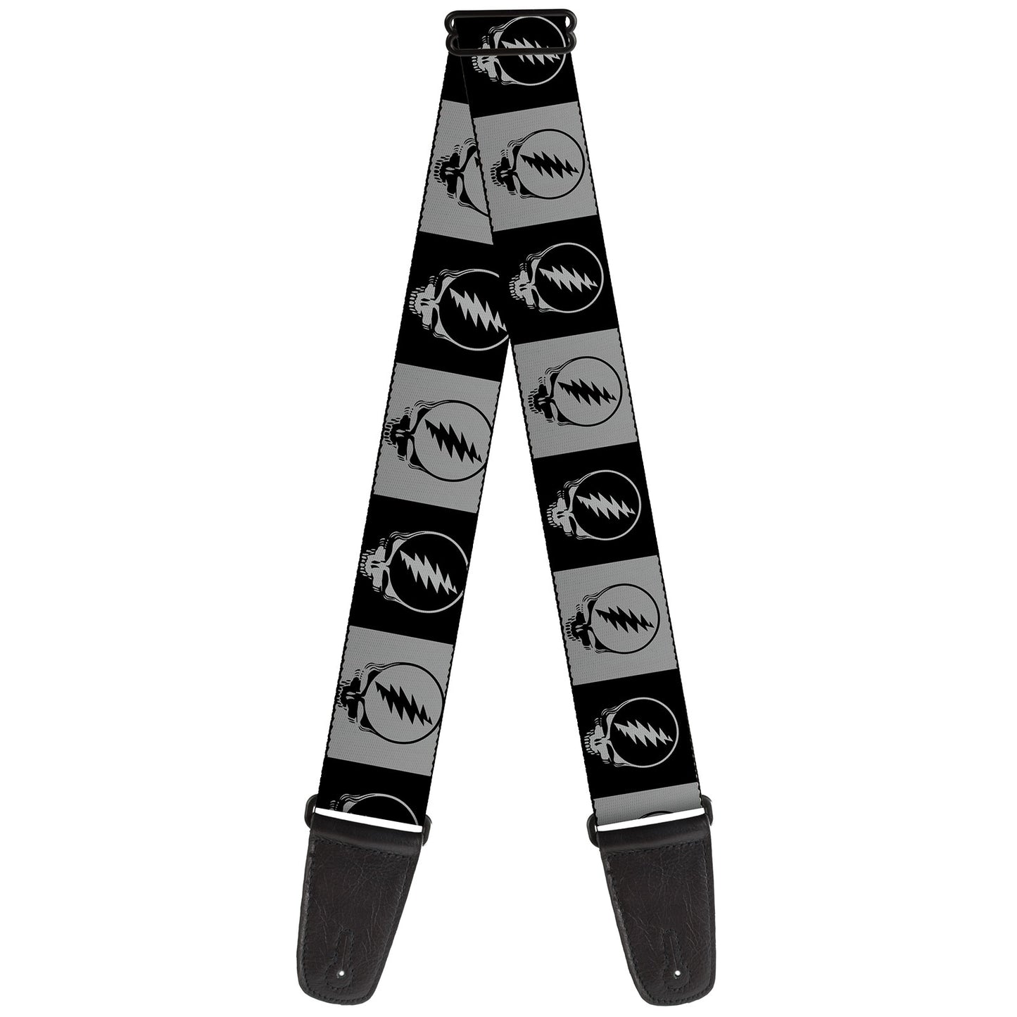 Steal Your Face Blocks Guitar Strap