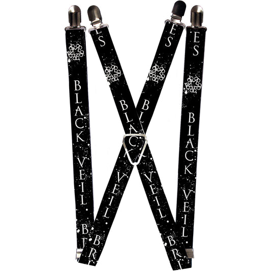 Black Veil Brides Star Logo Suspenders