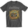 Logo Stamp Sun Mens Soft T Slim Fit T-shirt