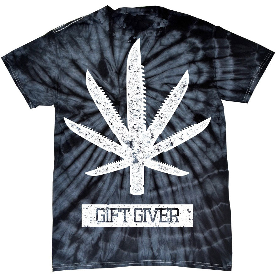 Gift Giver Weed Knife Tie Dye T-shirt
