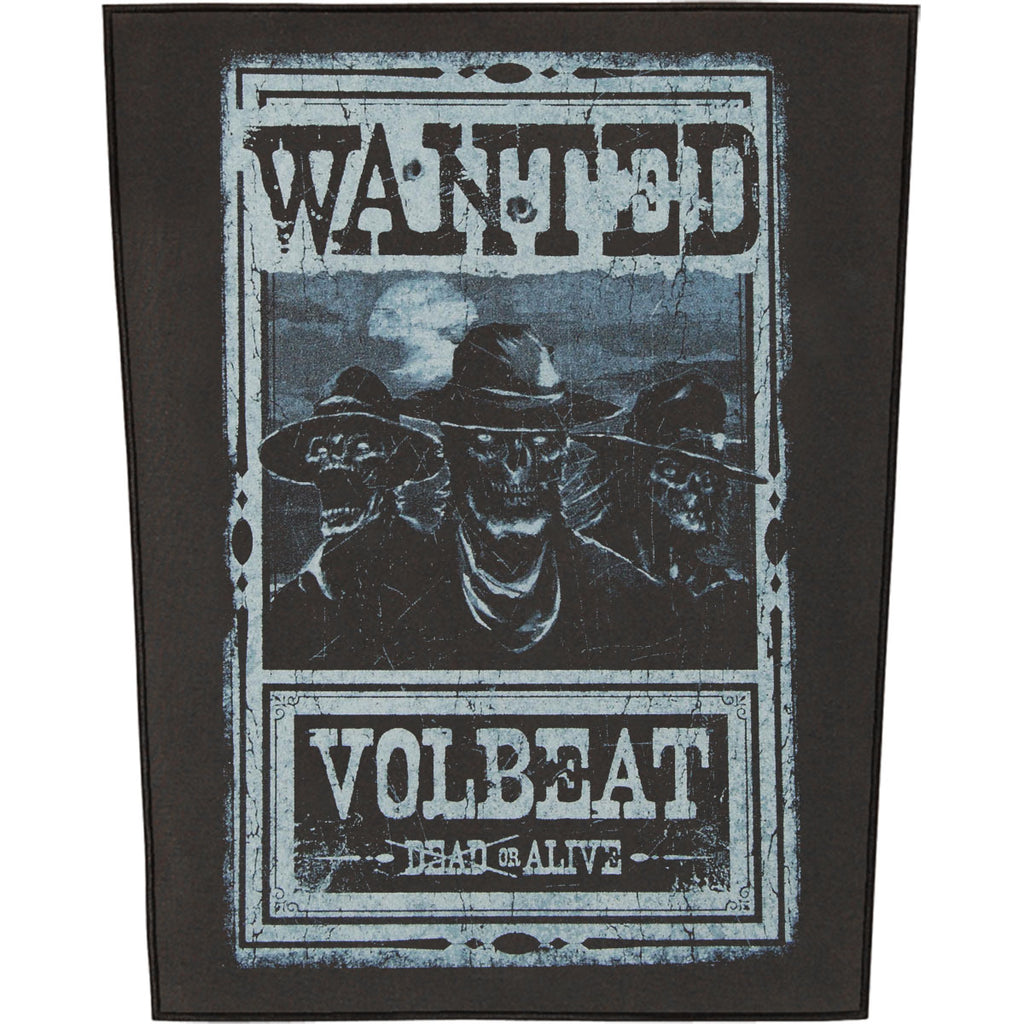 Volbeat Wanted Back Patch