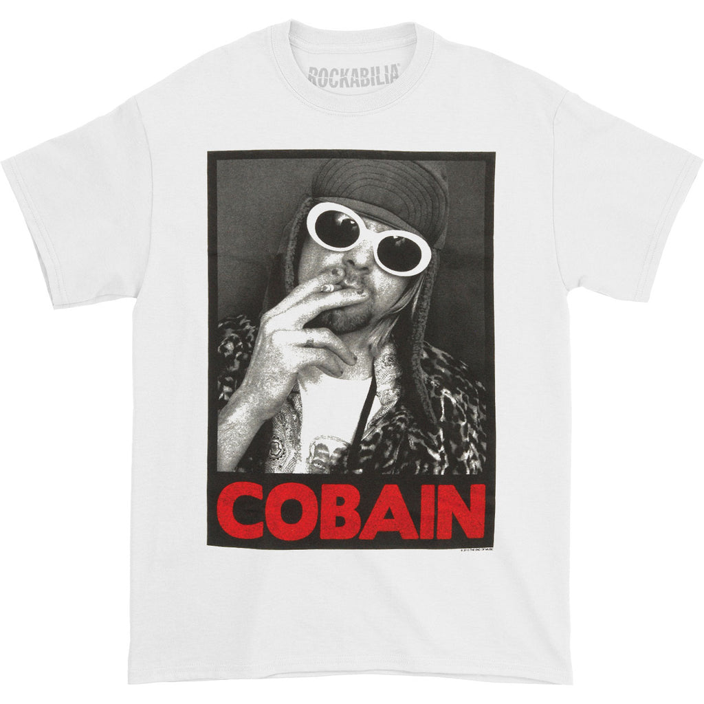 Nirvana Kurt Cobain Smoking Box Photo Regular Mens T T-shirt