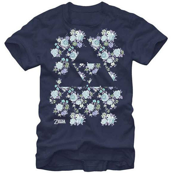 Zelda Floral Triforce T-shirt