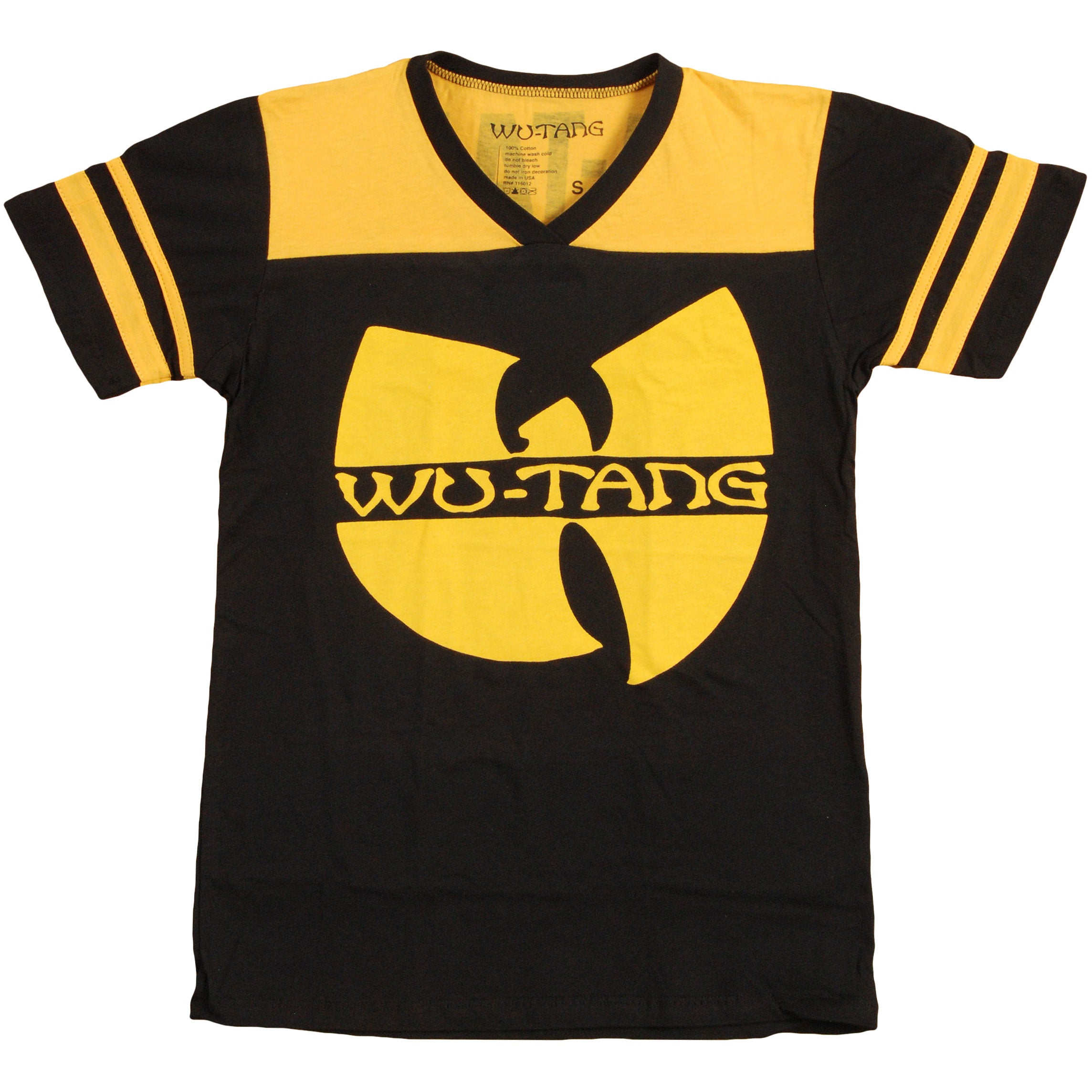 Wu Tang Clan #36 Striped Sleeve V-Neck Jersey Soccer Jersey | Wu