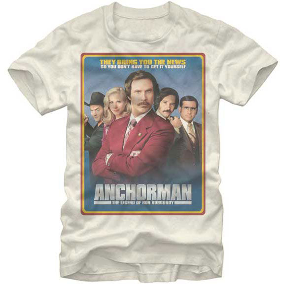 Anchorman: The Legend Of Ron Burgandy Classic Poster T-shirt