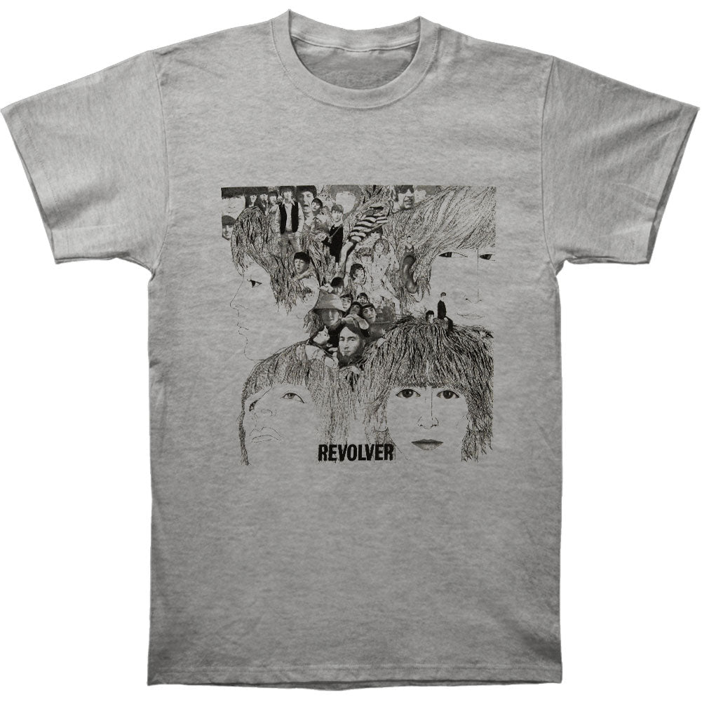 Beatles Revolver Heather Grey T-shirt