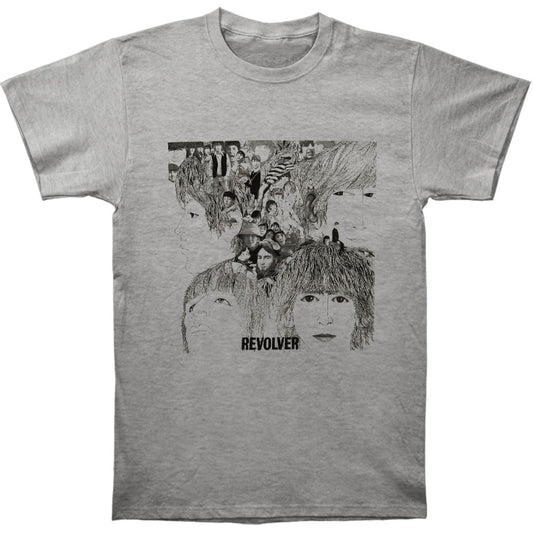 Beatles Revolver Heather Grey T-shirt