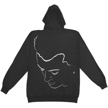 Sam Smith Face Zippered Hooded Sweatshirt