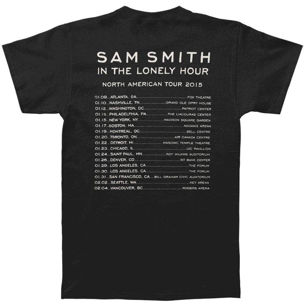 Sam Smith Illustrated 2015 Tour Slim Fit T-shirt
