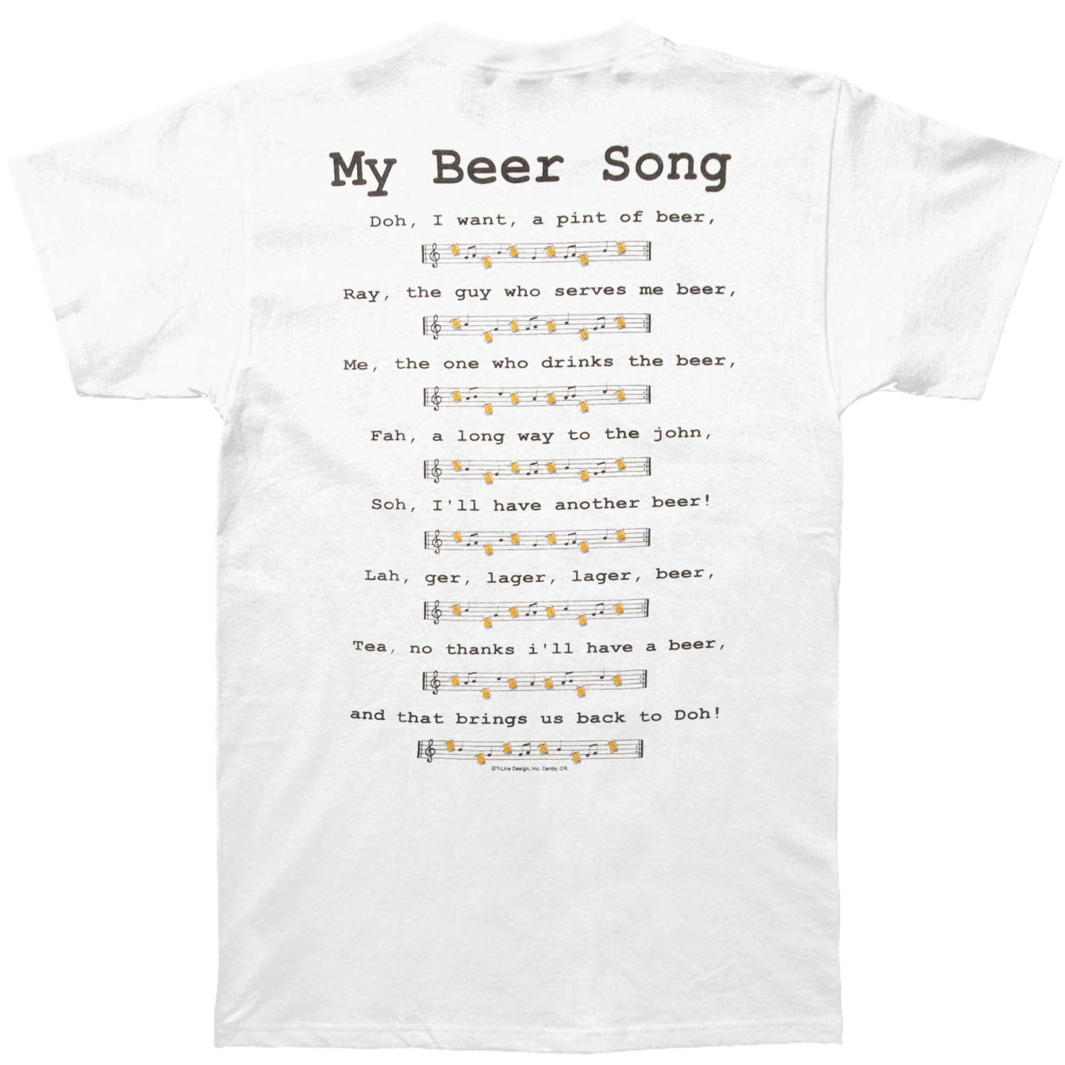 Humor My Beer Song T-shirt