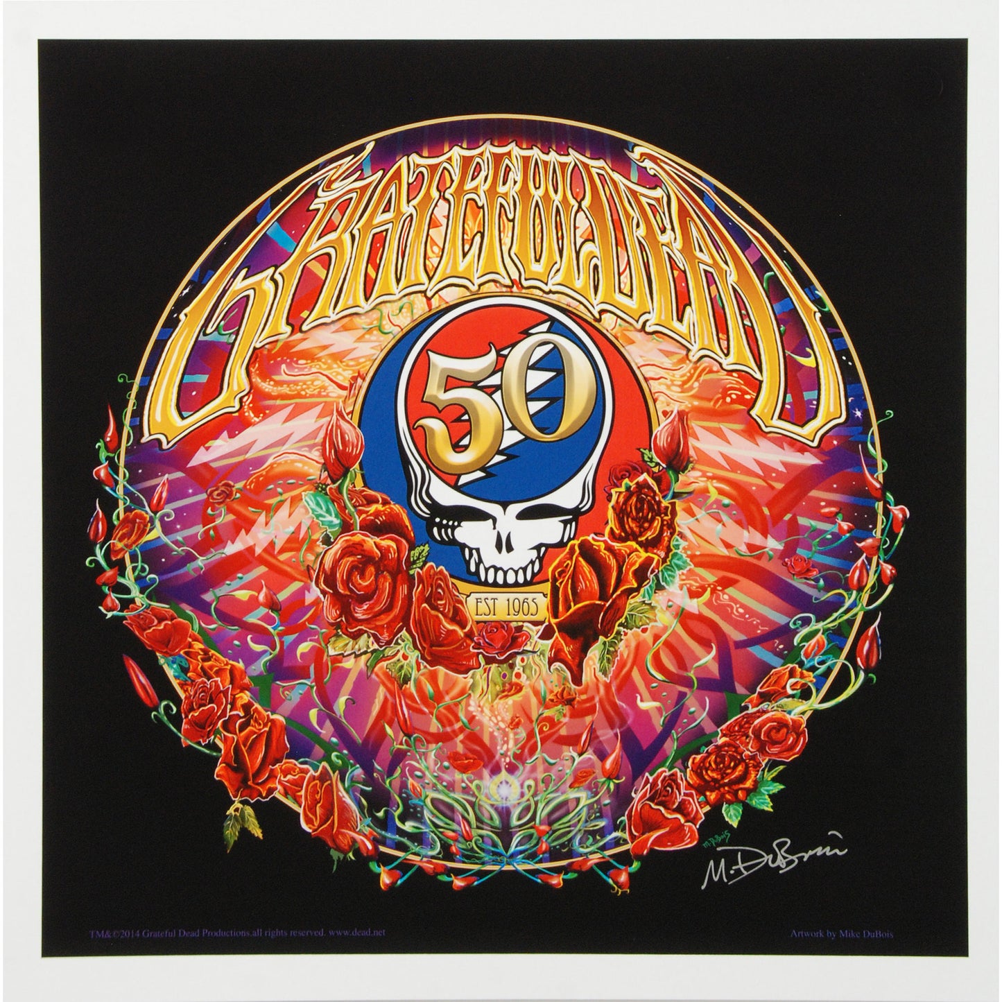Grateful Dead 50th Anniversary Poster Print