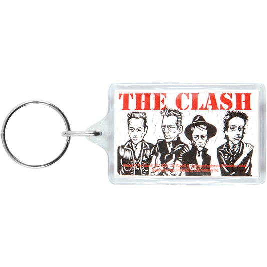 Clash Caricature Plastic Key Chain