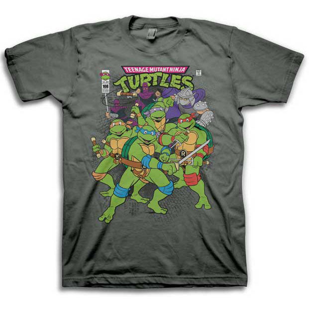 Teenage Mutant Ninja Turtles Comic Cover T-shirt