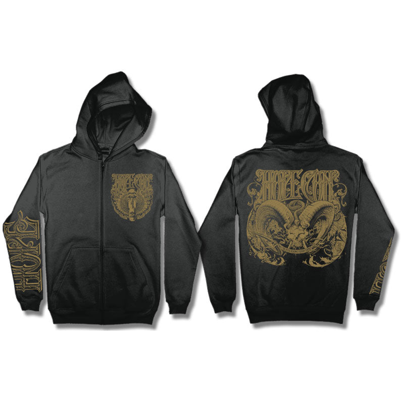 Hope Conspiracy Death Knows Zippered Hooded Sweatshirt