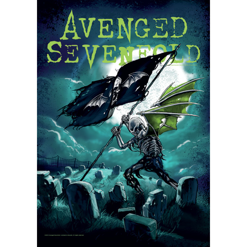 Cemetary Poster Flag