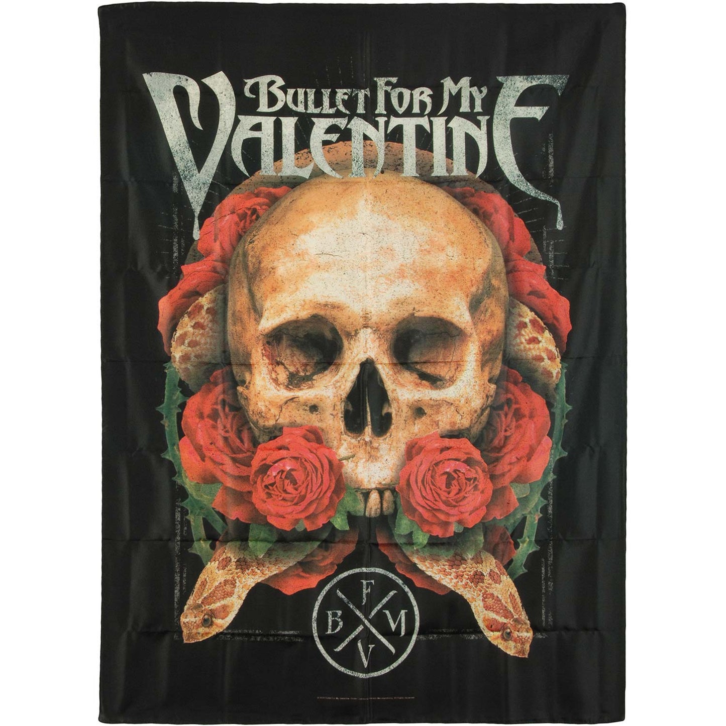 Serpent Roses Poster Flag