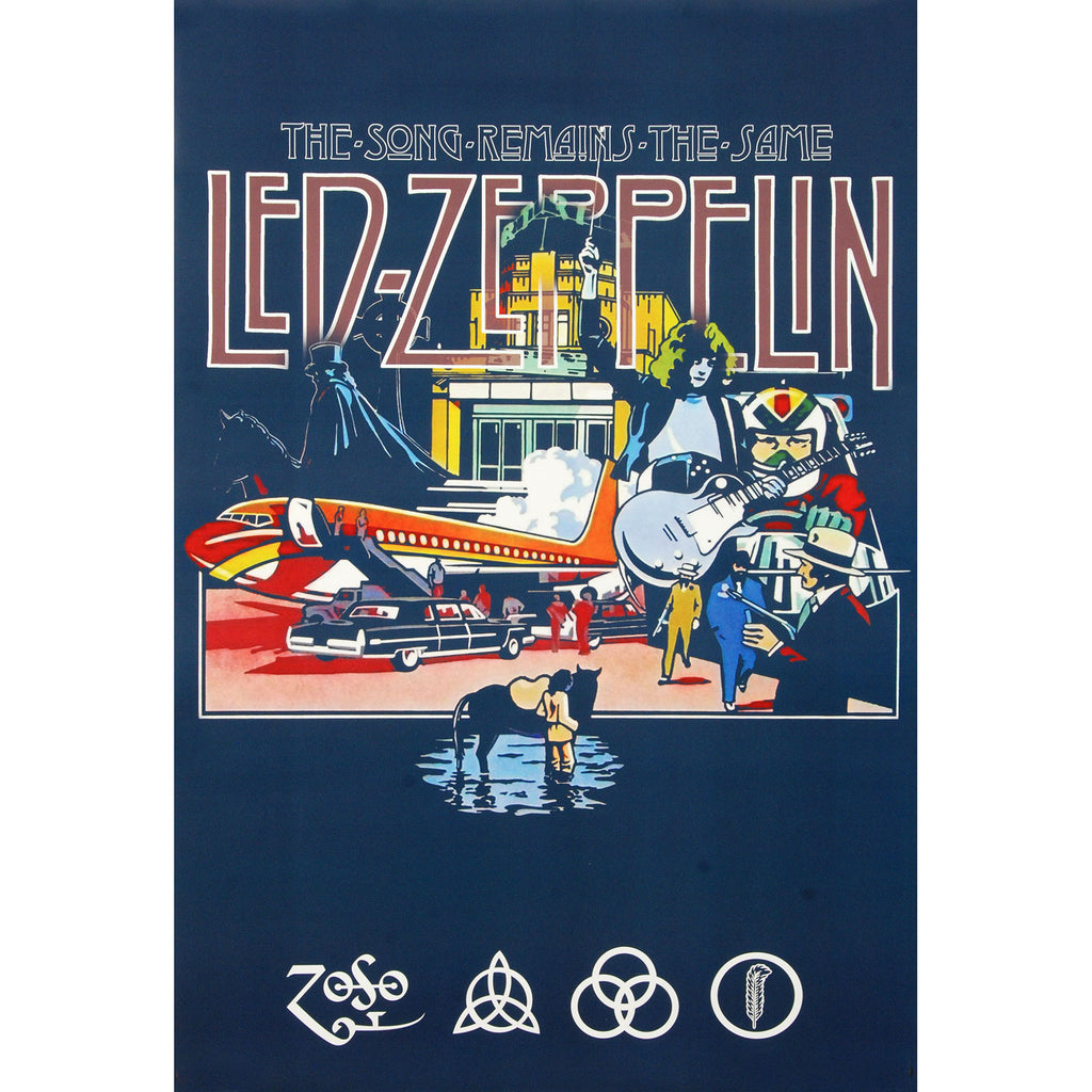 Led Zeppelin Remains Domestic Poster