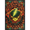 3-D Steal Your Face Scarlet Fire Tapestry