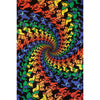 3-D Dancing Bear Spiral Tapestry