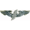 Lightning Bolt Rockwings Small Pewter Pin Badge