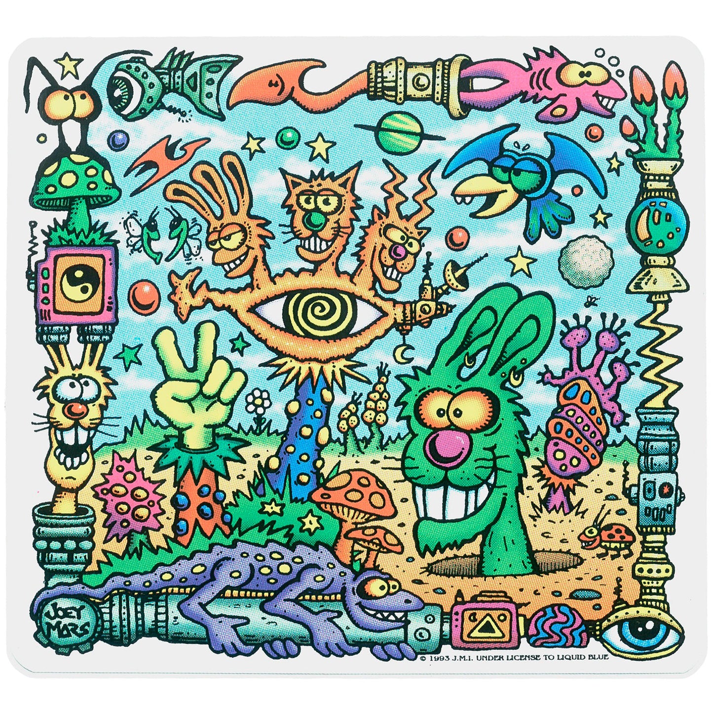 Mars' Garden Sticker