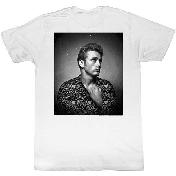 James Dean Flower Print T-shirt
