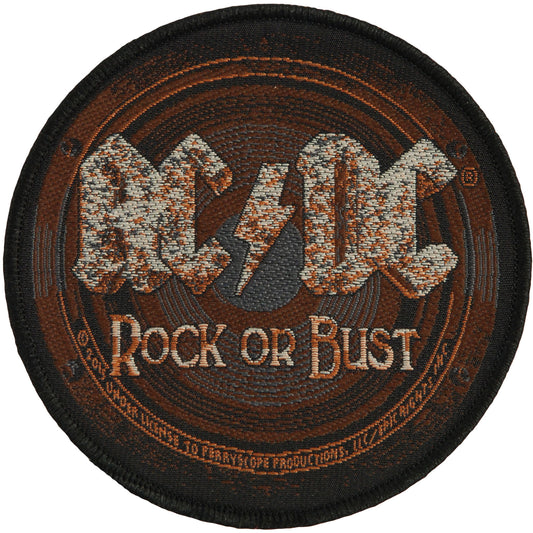 AC/DC Rock Or Bust Woven Patch