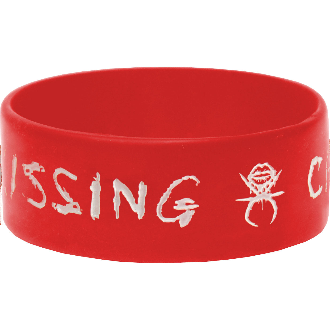 Logo Red Rubber Bracelet