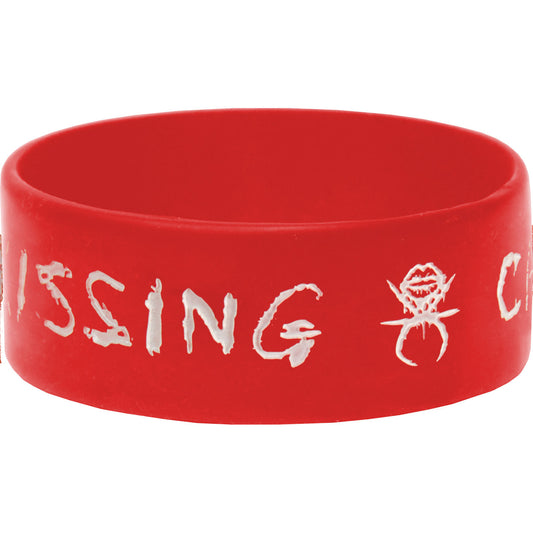 Logo Red Rubber Bracelet