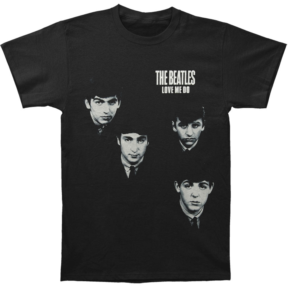 Beatles Love Me Do Faces Vintage T-shirt