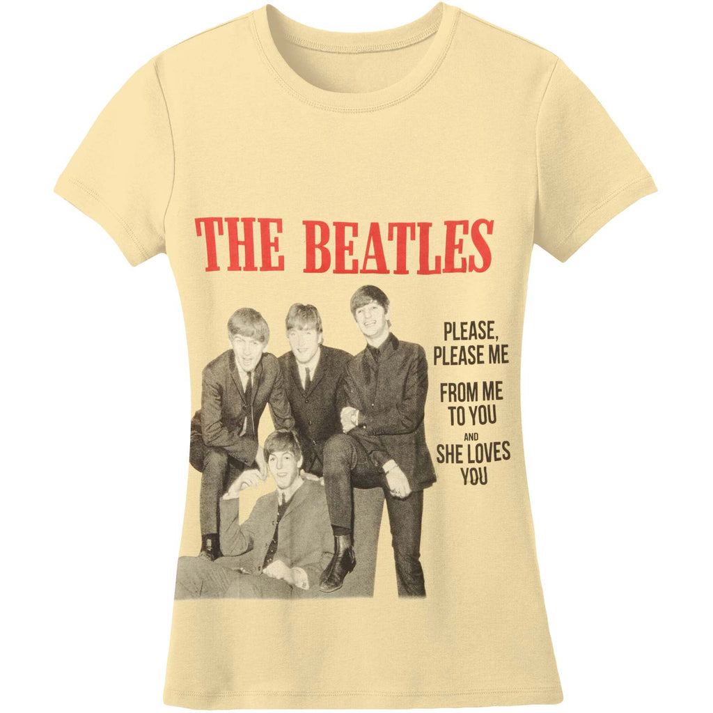 Beatles Please Please Me Girls Jr Fashion Top 250128 | Rockabilia Merch ...