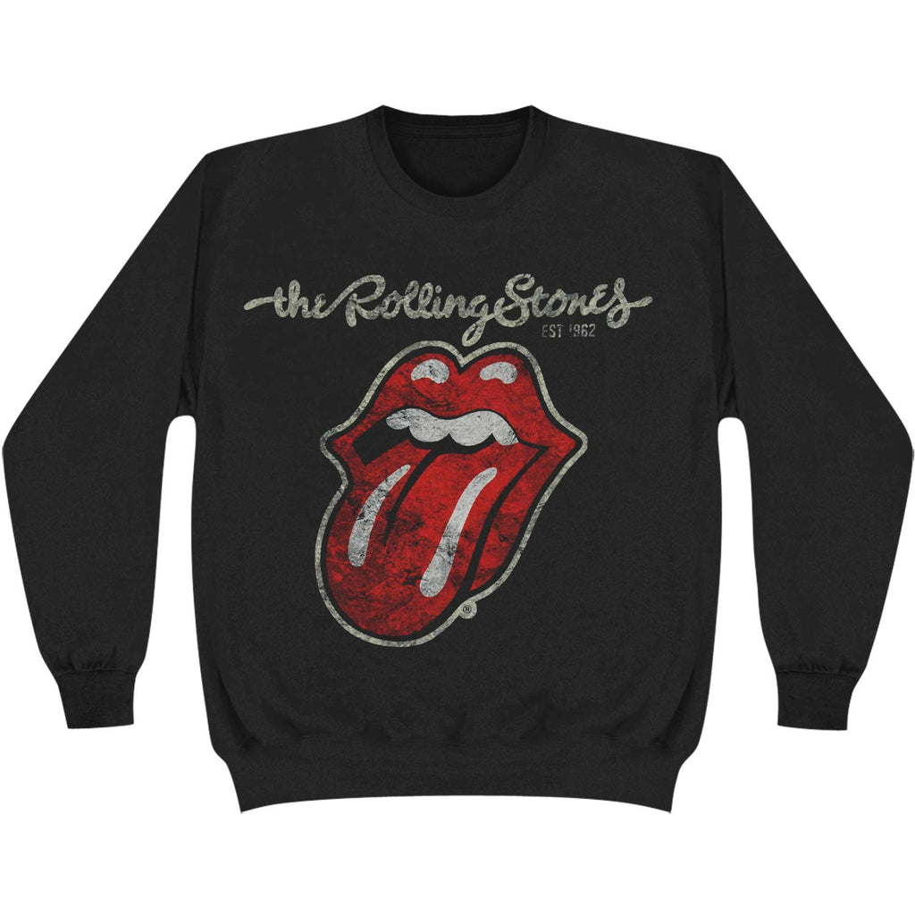 Rolling Stones Plastered Tongue Sweatshirt