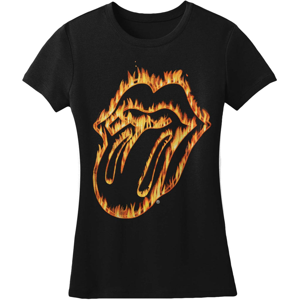 Rolling Stones Flaming Tongue Junior Top
