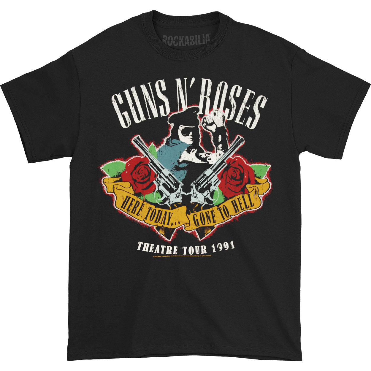 Guns N Roses Here Today And Gone To Hell T-shirt