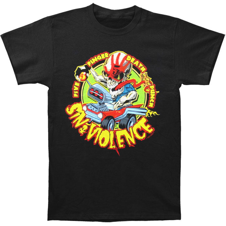 Five Finger Death Punch Sin & Violence 2013 Tour T-shirt