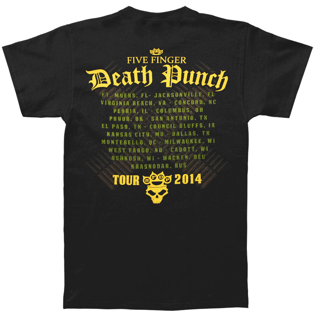 Five Finger Death Punch Warhead 2014 Tour T-shirt