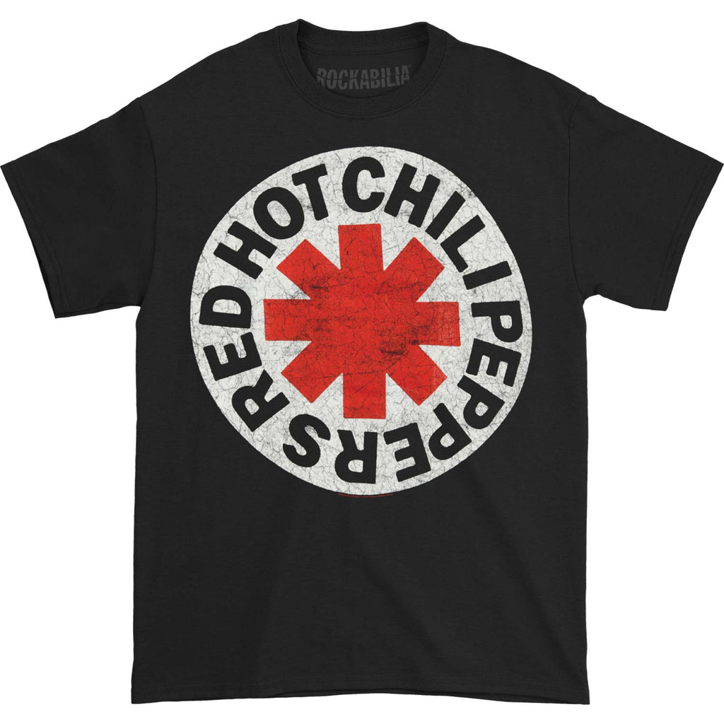 Red Hot Chili Peppers White Circle Asterisk T-shirt 250904 | Rockabilia ...
