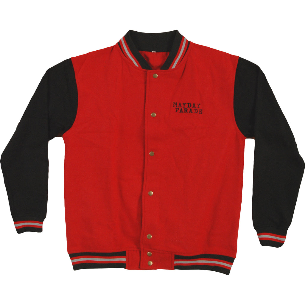 Mayday Parade Logo Varsity Jacket 251303 | Rockabilia Merch Store