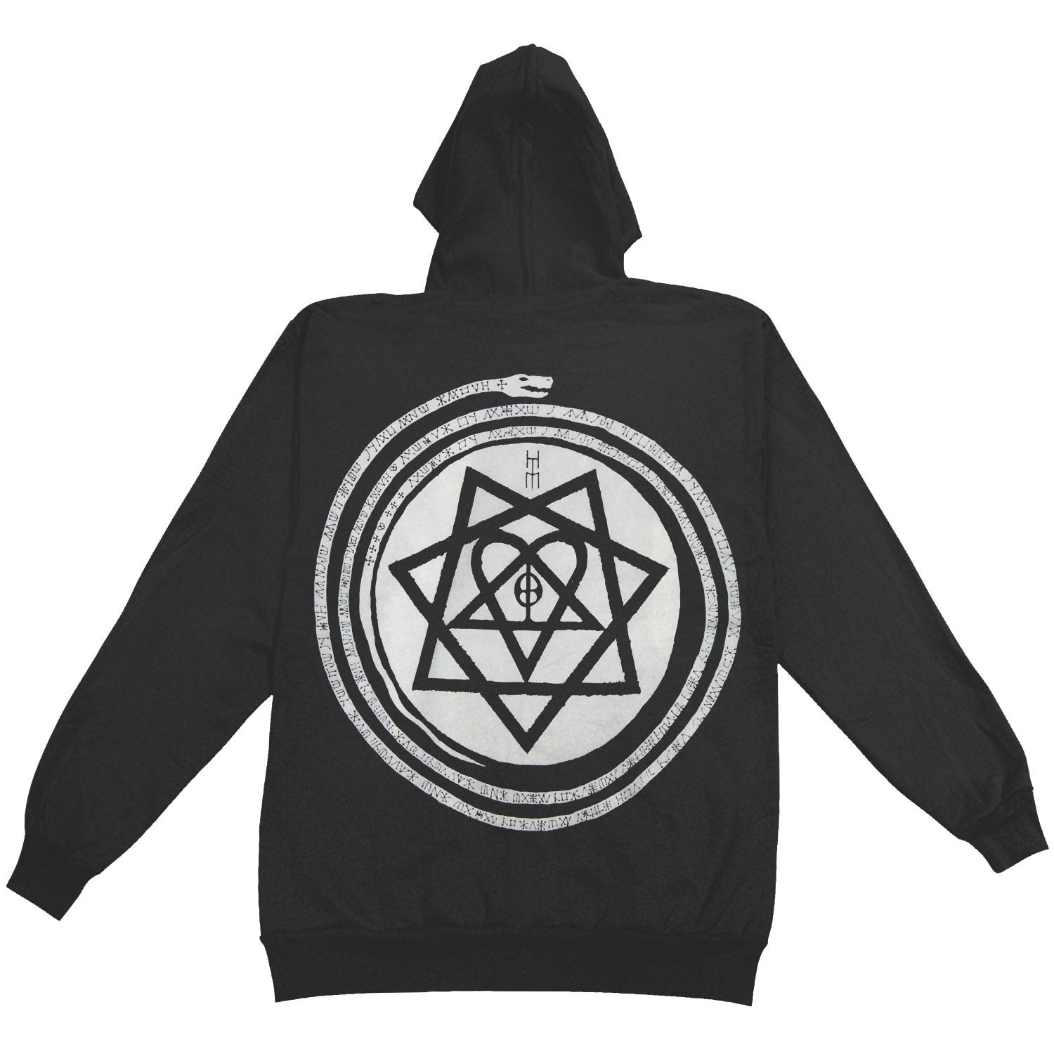 HIM HIM Graphic (Back Print) Hooded Sweatshirt