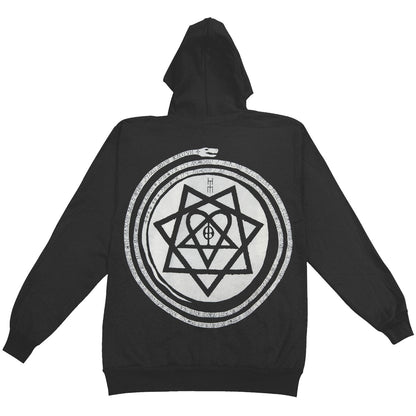 HIM HIM Graphic (Back Print) Hooded Sweatshirt