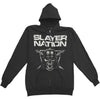 Slayer Nation Zippered Hooded Sweatshirt