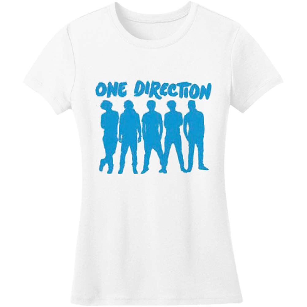 One Direction Silhouette Blue Junior Top