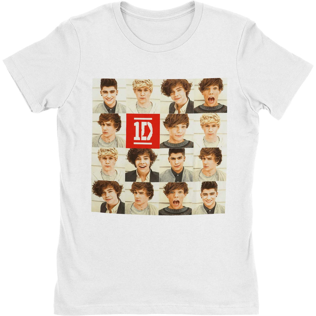One Direction Polaroid Band Junior Top